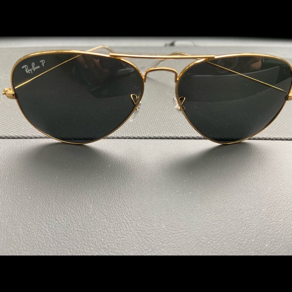 RayBan Accessories Rayban Polarized Aviator Sunglasses Crack In